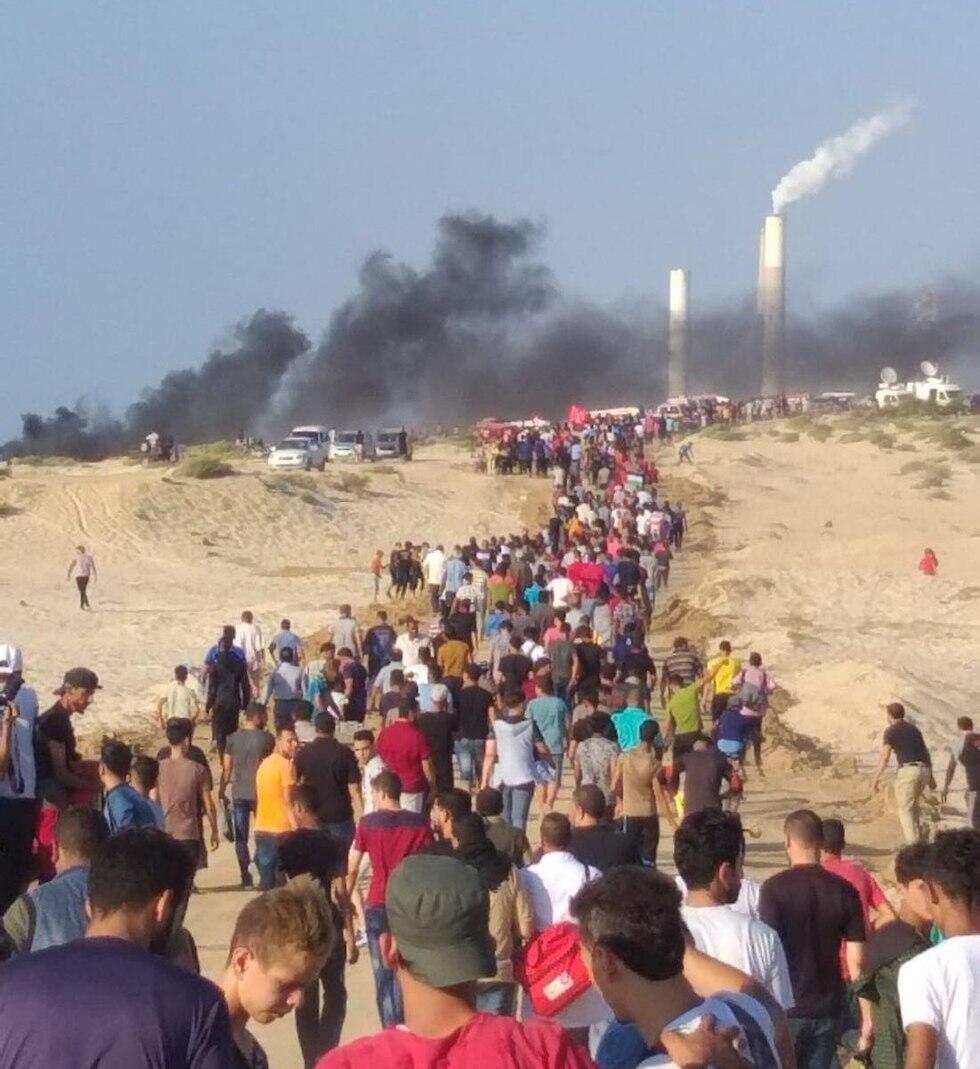 Беспорядки на северной границе сектора Газы