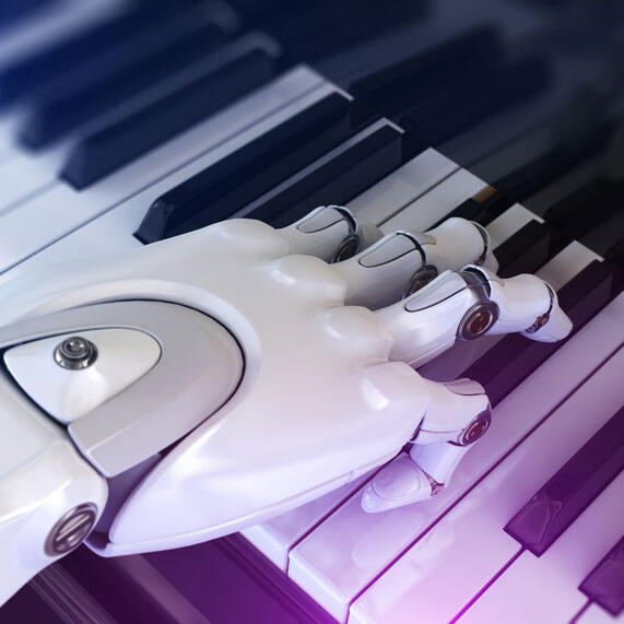 רובוט מנגן בפסנתר
