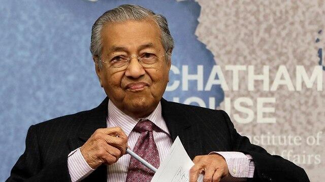 Malaysian Prime Minister Mahathir Mohamad 