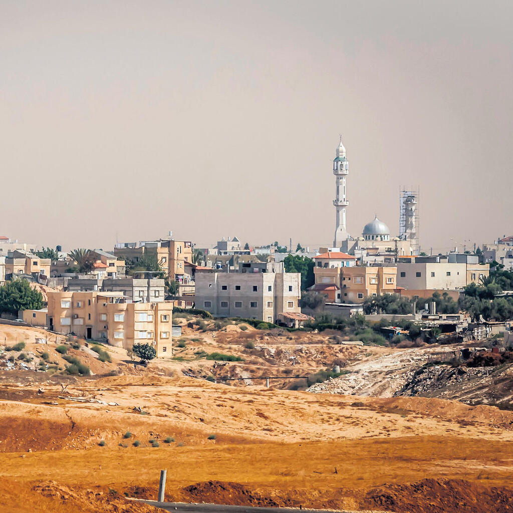 Bedouin town of Rahat in southern Israel 