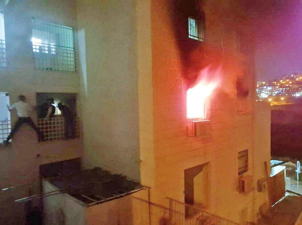 Фото: пресс-служба пожарной охраны (צילום: דוברות כב"ה מחוז יו"ש) Фото: пресс-служба пожарной охраны