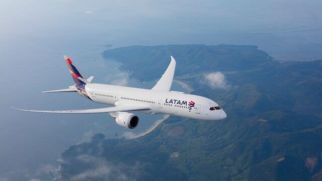 Лайнер авиакомпании LATAM. Фото: пресс-служба компании