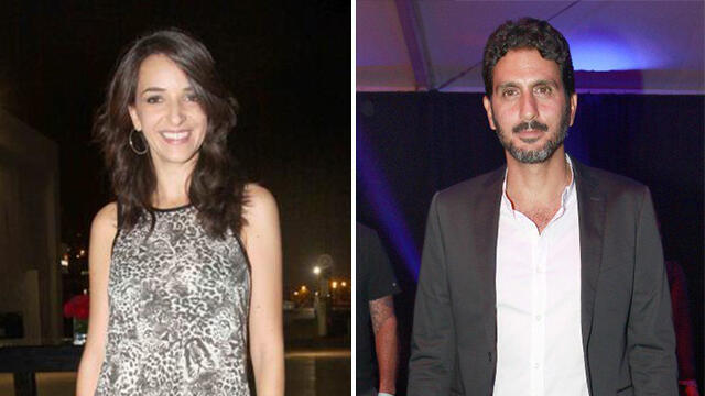 Lucy Aharish and Tsahi Halevi 