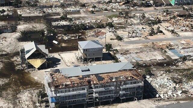 Мексико-Бич после урагана. Фото: AFP