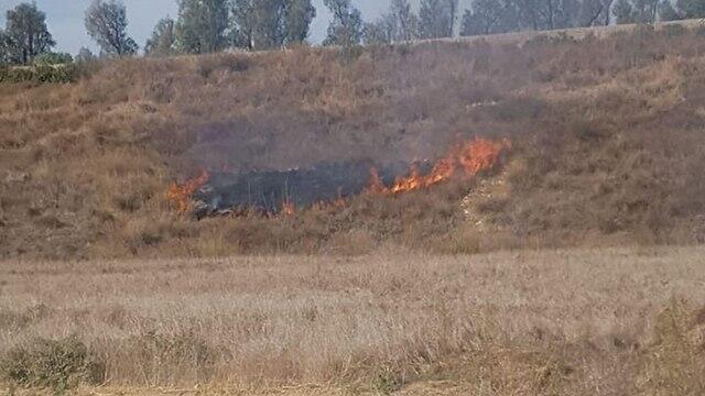 Пожар в районе Сдерота