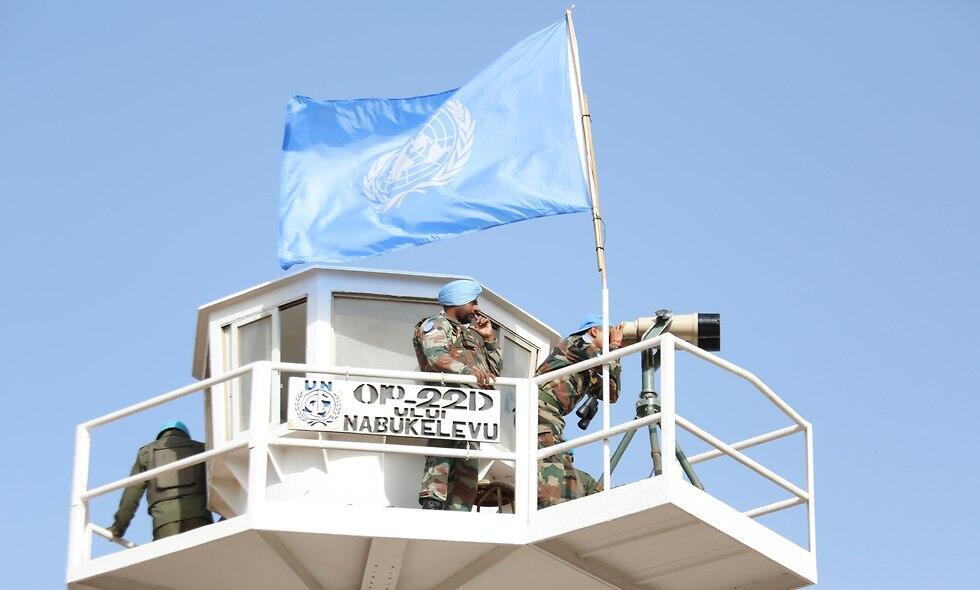 UN forces return to Syria through the Quneitra crossing