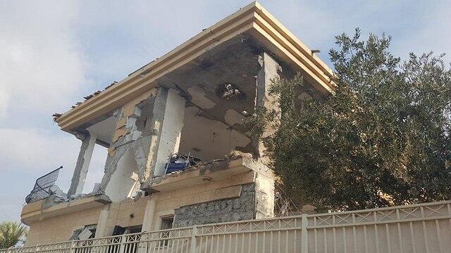 House hit by rocket fire