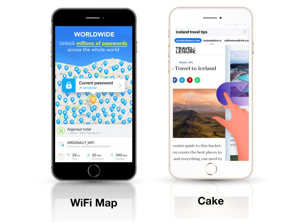 Приложения WIFI MAP и CAKE