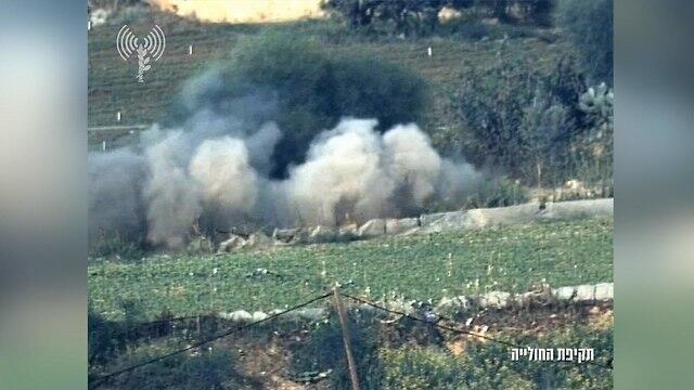 Удар по террористам, Фото: ЦАХАЛ (צילום: דובר צה"ל ) Удар по террористам, Фото: ЦАХАЛ