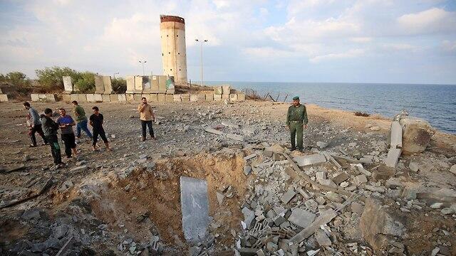 Destruction in Gaza following IAF strikes