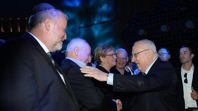Юрсоветник правительства Авихай Мандельблит и президент Руби Ривлин на конференции в Эйлате. Фото: Марк Найман, ЛААМ