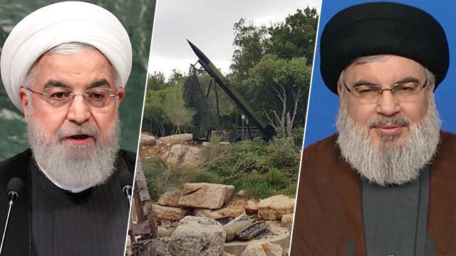 Hassan Rouhani (left) and Hasan Nasrallah (right)nullnull Hassan Rouhani (left) and Hasan Nasrallah (right)