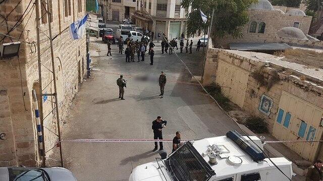 Scene of the attack (צילום: TPS ) Scene of the attack