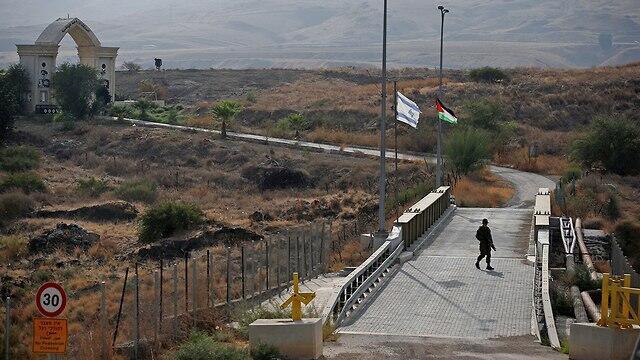 The Israel-Jordan border in Naharayim