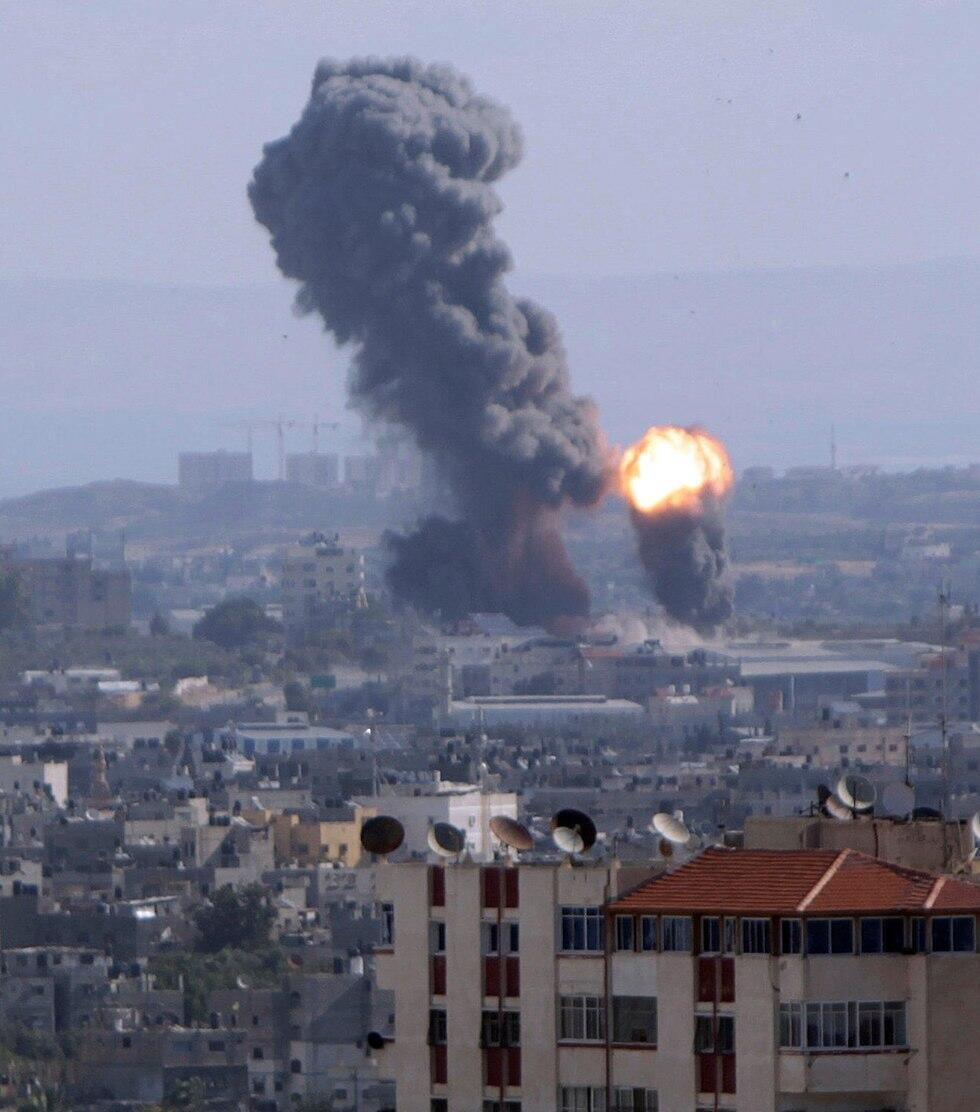File Photo: IDF attack in Gaza.