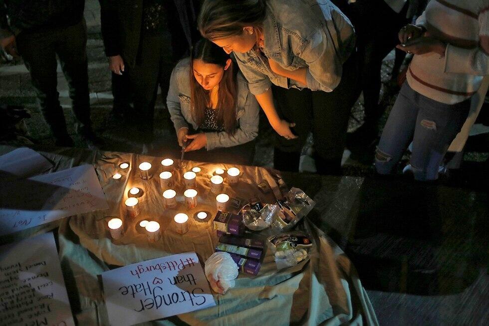 Israelis mourn the death of the Pittsburgh massacre victims