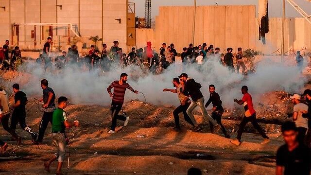 Clashes on the Gaza border