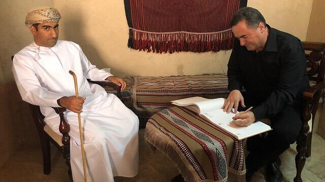 Transportation, Intelligence, and Atomic Energy Minister Yisrael Katz in Oman