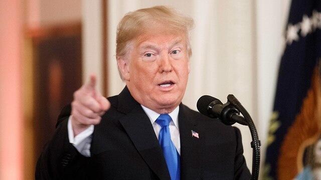 US President Donald Trump 