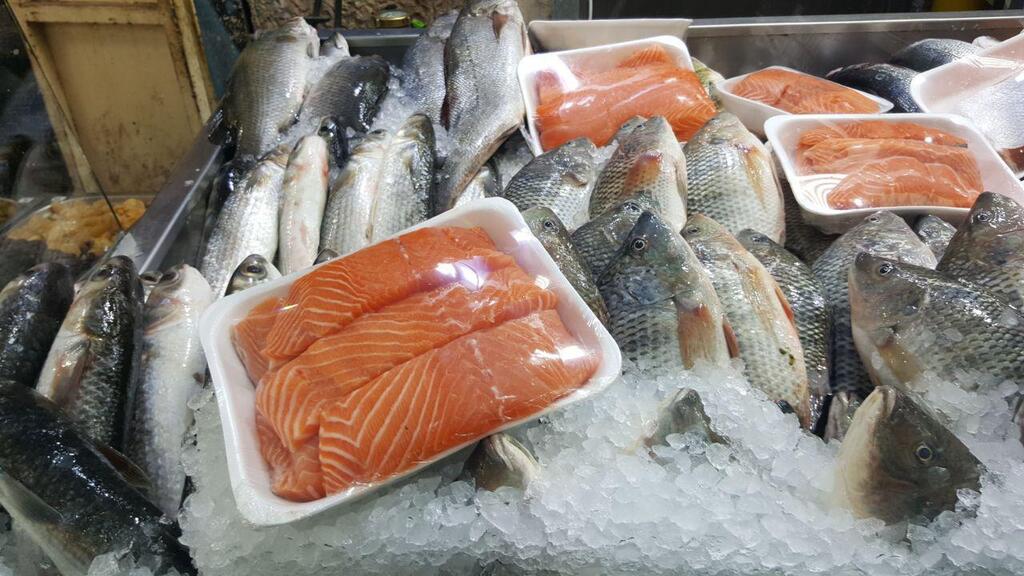 Свежий улов из Средиземного моря и рыбоводческих хозяйств Израиля