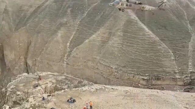 Спасательные работы (צילום: דוברות כב"ה מחוז יו"ש) Спасательные работы