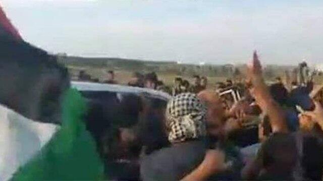 Беспорядки на границе во время визита катарского посла