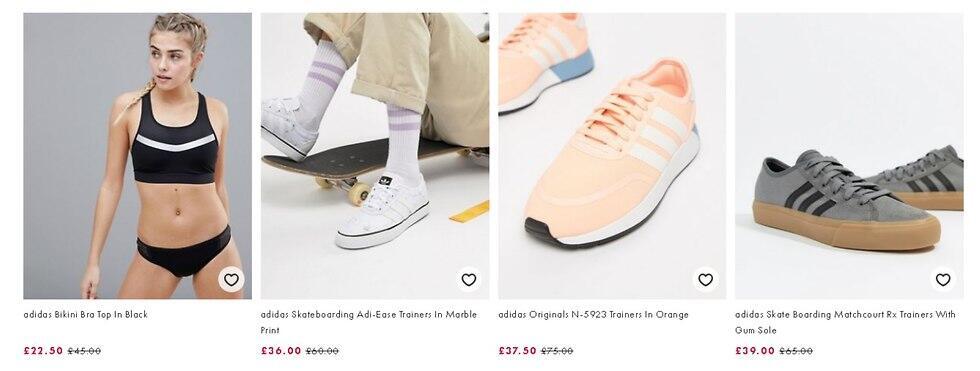 Скидки на покупку одежды и обуви (צילום מסך) Скидки на покупку одежды и обуви