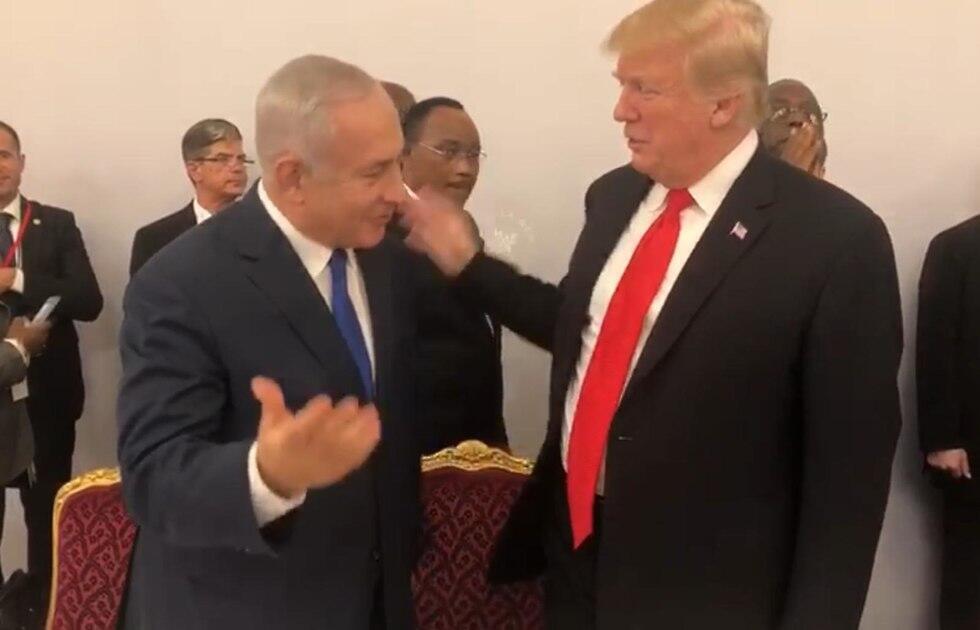 PM Netanyahu (L) and US President Donald Trump nullnull PM Netanyahu (L) and US President Donald Trump