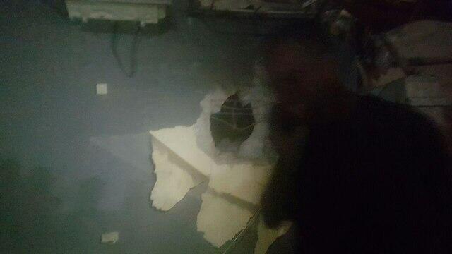 Destruction caused to house in Netivot that suffered direct hit