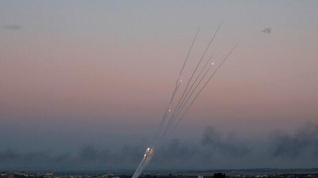 Rockets being fired into Israel from Gaza