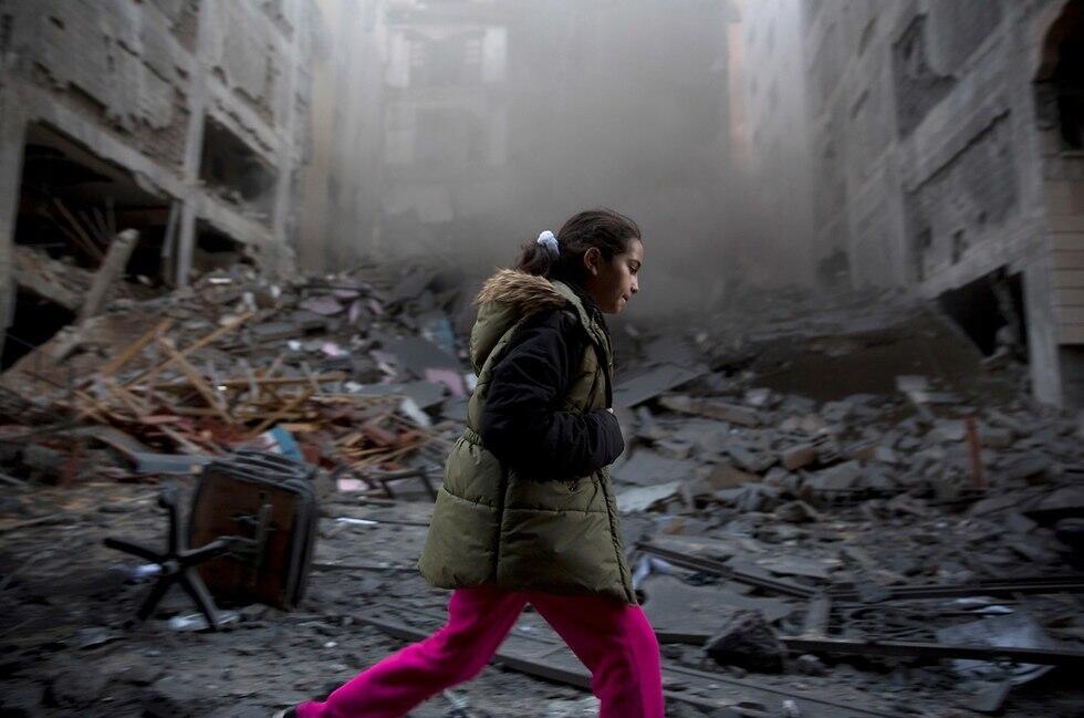Destruction in Gaza 