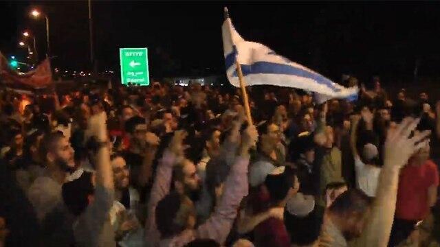 Протест в Сдероте. Фото: Рои Идан (צילום: רועי עידן) Протест в Сдероте. Фото: Рои Идан