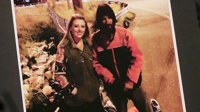 Фото якобы с места происшествия, где бомж помог девушке. Фото: АР (צילום: AP) Фото якобы с места происшествия, где бомж помог девушке. Фото: АР