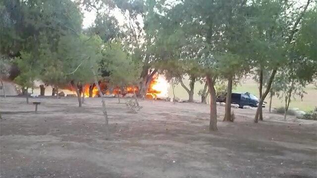 Ракета попала в автобус