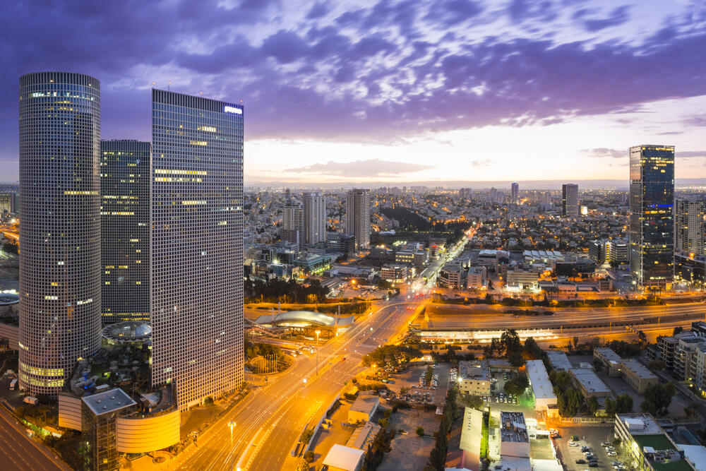 Tel Aviv (Photo: Shutterstock) תל אביב קו רקיע