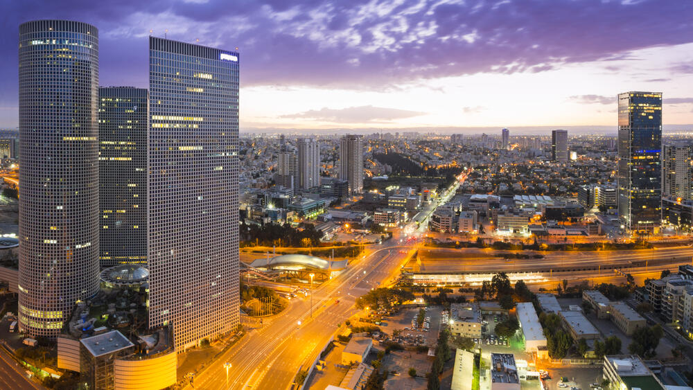 Tel Aviv skyline (Photo: Shutterstock) תל אביב קו רקיע