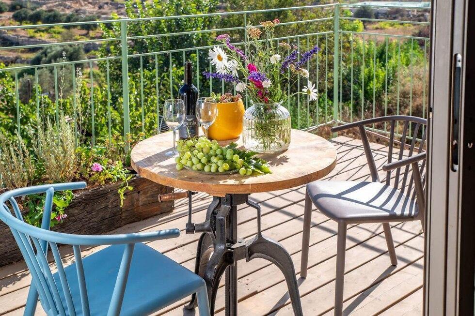 A holiday cabin in the settlement of Sde Boaz, which was advertised on Airbnb (Photo: Adam Bar) 