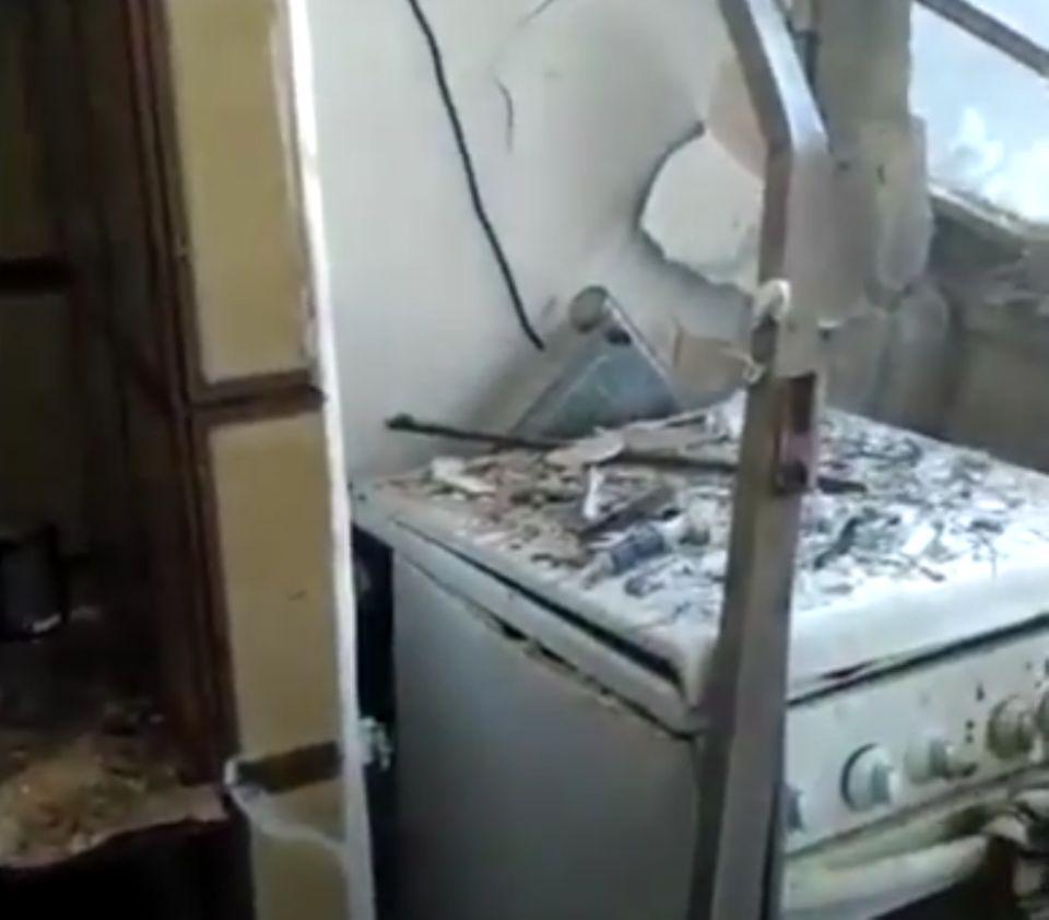 Разрушения в квартире Елены. Фото из личного архива