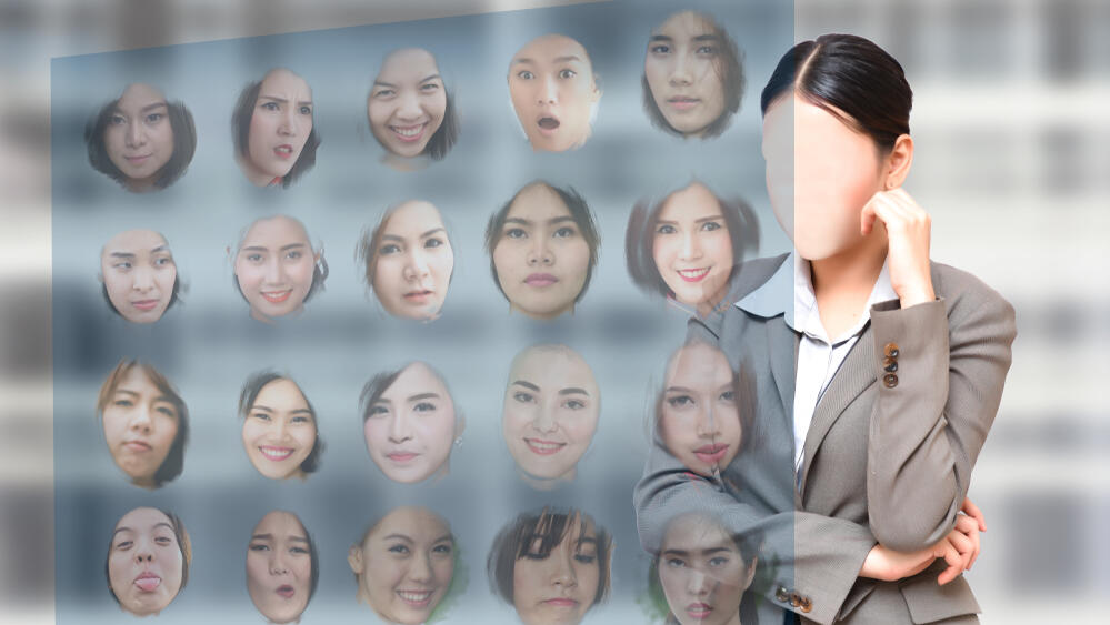 "Подделка" лица (Фото: shutterstock) דיפ פייק