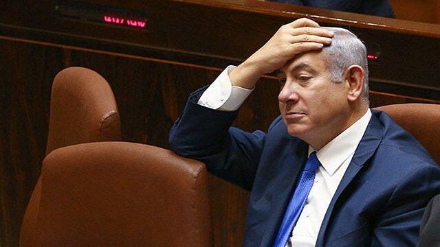 Netanyahu during a Knesset assembly