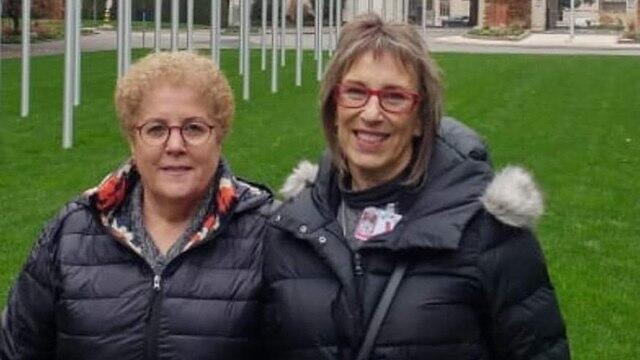 Batia Holin and Adele Raemer at the UN in Genevanullnull Batia Holin and Adele Raemer at the UN in Geneva