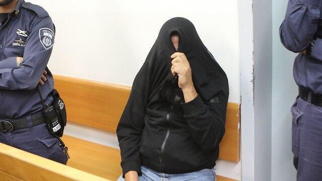 The suspect at court
