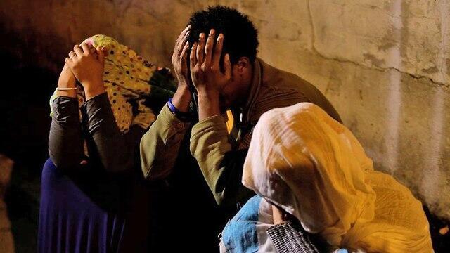 The Tel Aviv scene of the murder of the 13-year-old Silvana Tsegai