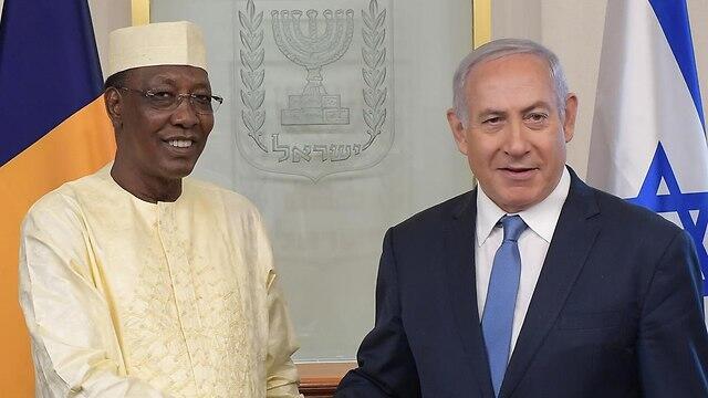  Netanyahu with President Idriss Déby 
