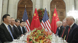 דונלד טראמפ ושי ג'ינפינג בוועידת ה-G20