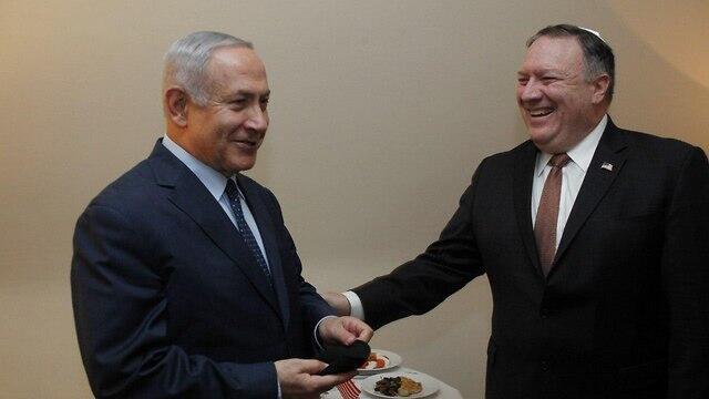 Netanyahu and Pompeo meet in Brussels