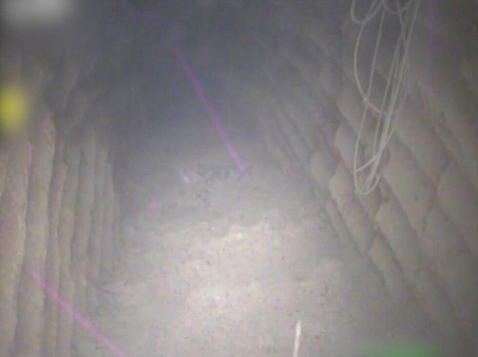 A Hezbollah terror tunnel found on the Israeli border