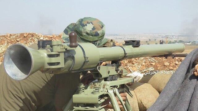 Hezbollah's combat equipment in action