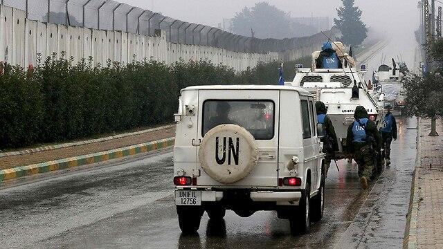 UNIFIL at the Lebanon border