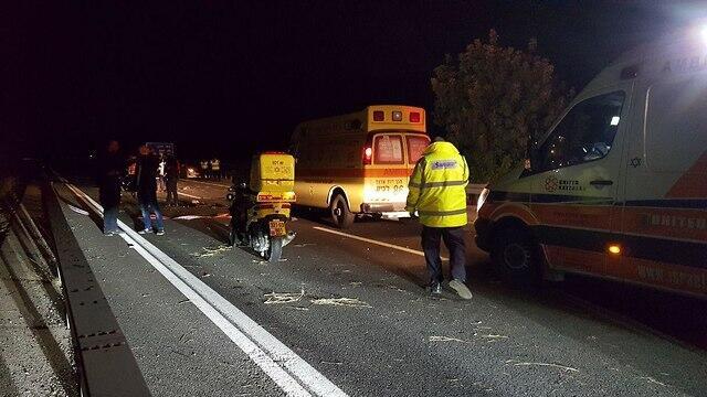 Место присшествия. Фото: Барэль Эфраим (צילום: בראל אפרים) Место присшествия. Фото: Барэль Эфраим